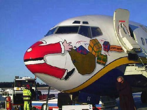 Santa vs. Plane