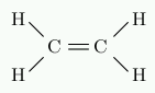 Chemical formula of Ethene