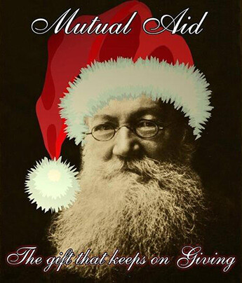 Picture of Kropotkin with a Christmas hat